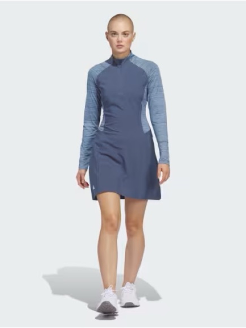 Athletic Long-Sleeve Navy Blue Sport Dress- Adidas365